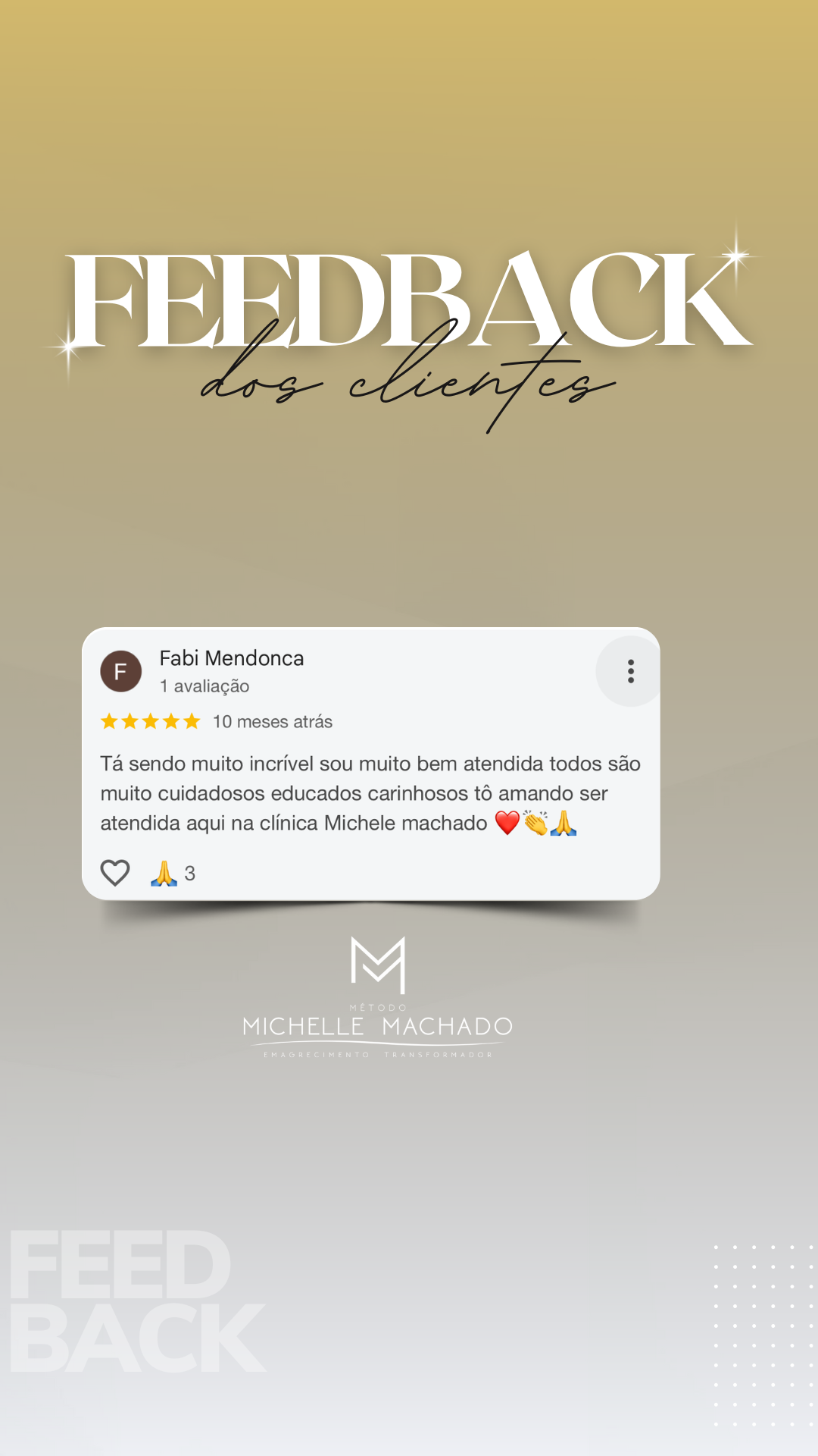Feedback do Cliente Branco Minimalista Story - 12