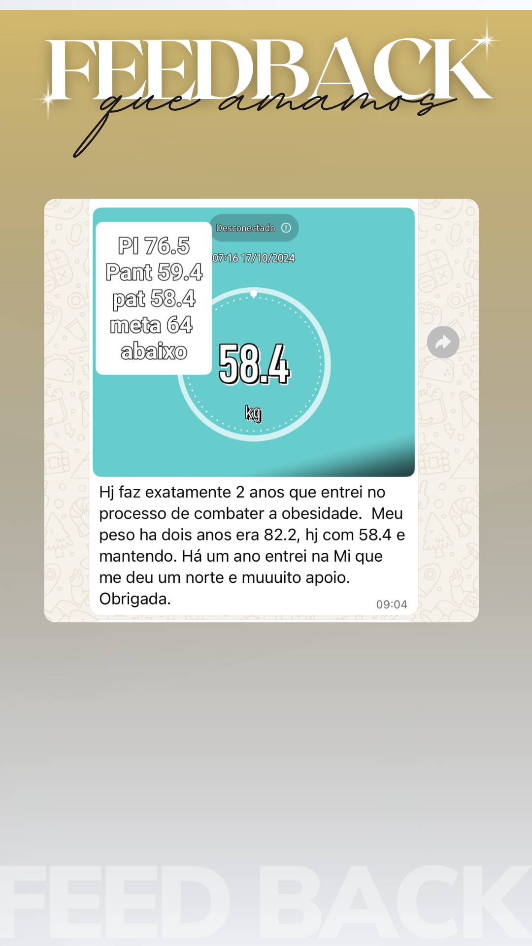Feedback do Cliente Branco Minimalista Story - 5